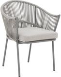 Goossens Tuinstoel Levanzo - Buitenstof - bruin - 65 x 81 x 61 cm