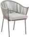 Goossens Tuinstoel Levanzo - Buitenstof - bruin - 65 x 81 x 61 cm