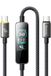 MCDODO 240W Snellader USB C naar USB C Kabel met Ai LED Display - PD USB 3.1 - 1.2m - 5A