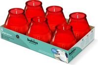 Bolsius Twilight 104/99 rood tray 6 - 8717847032829