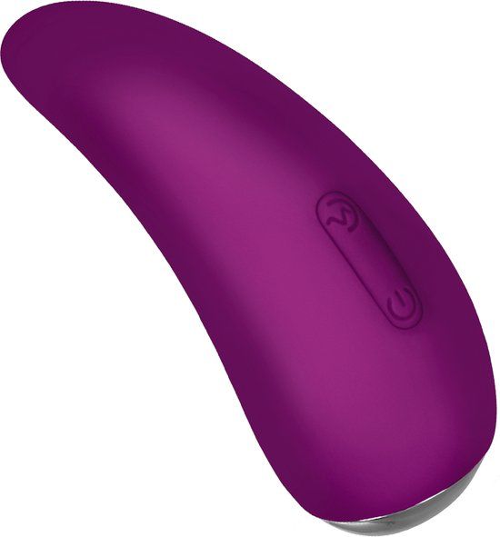 EIS Triple A Import GmbH Silicone tongvormige oplegvibrator, 9 cm, paars