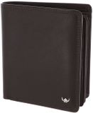 Golden Head Leren portemonnee Polo RFID Protect Kombischeintasche 1231 Dunkelbraun