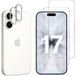 Phonillico® Gehard Glas voor iPhone 17 met Camera Bescherming [Pack 2]
