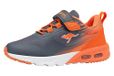 KangaROOS Kx-tempo Ev Kindersneakers, uniseks, Raven Vibrant Oranje, 36 EU