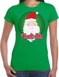 Bellatio Decorations Shoppartners Bv Fout Kerst shirt / t-shirt - I hate this - groen voor dames - kerstkleding / kerst outfit M