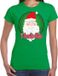 Bellatio Decorations Shoppartners Bv Fout Kerst shirt / t-shirt - I hate this - groen voor dames - kerstkleding / kerst outfit M