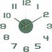 Karlsson Wandklok DIY Sunset Numbers - Groen - Ø35cm