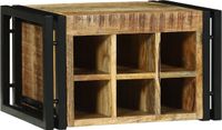 vidaXL Wijnrek 46 x 35 x 27,5 cm Massief Mangohout