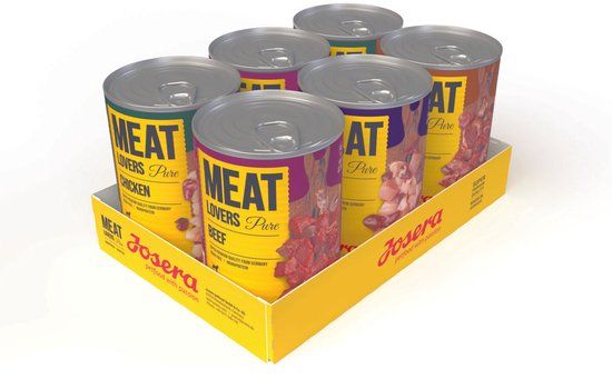 Josera Vleesliefhebbers Puur Multipack 6x400g