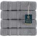 Qute Home 4-delige badhanddoekenset, 100% Turks katoen