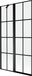 Mexen Mist paroi de douche 2 pièces gauche 100 x 150 , grille noire, noir - 8A9-100-011-70-77-L