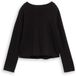 Tom Tailor Cropped gebreide trui met opstaande kraag Maat XL deep black