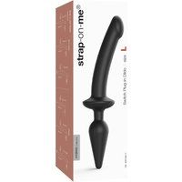 Strap-On-Me 2-in-1 Dildo & Buttplug - Zwart L