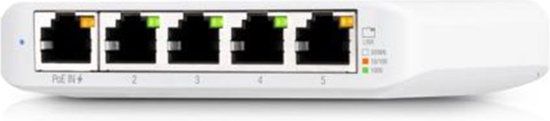 Ubiquiti UniFi USW Flex Mini - Managed Gigabit Ethernet Switch with PoE - White