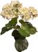 Mansion Atmosphere Plante artificielle Pélargonium blanc 42cm