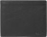 L.CREDI Leren portemonnee David Wallet Black zwart