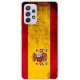Samsung Galaxy A72 5G Spaanse vlag siliconen hoesje