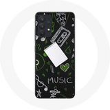 Maniacase Hoesje voor Samsung Galaxy A13 4G / A13 4G Lite Muziekdrebbelsleutel