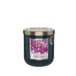 HEART & HOME - Geurkaars op basis van natuurlijke sojawas voor thuis - Klein glas Geurerwten - Brandduur 30 uur - Cadeau, decoratie en geur voor thuis - Glazen pot