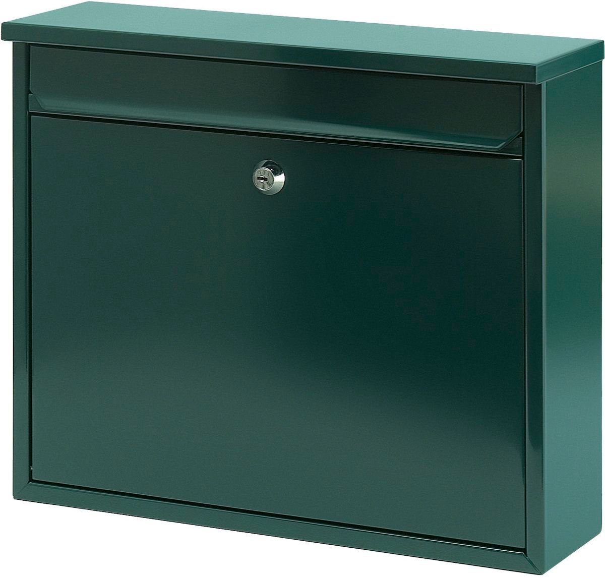 V-part Granadan wandbrievenbus - 36 x 31.5 cm - groen