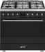SMEG C9GMMBNLK2 - Gasfornuis - Mat zwart - 90 cm