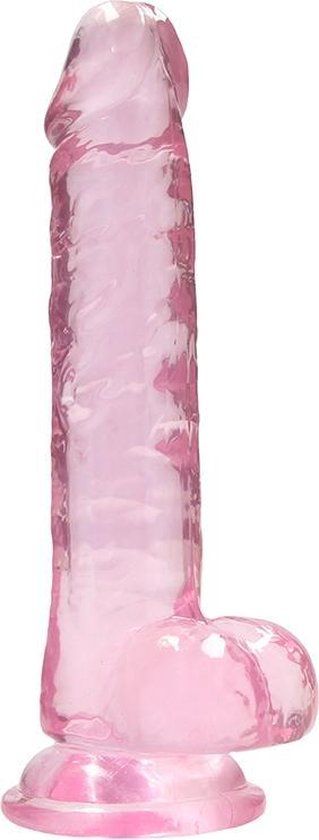 RealRock Shots BV 7" / 18 cm Realistic Dildo With Balls - Pink