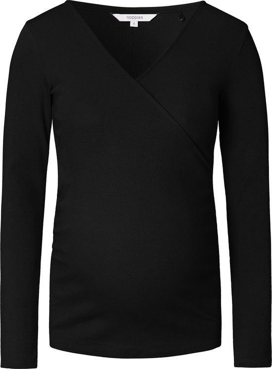 Noppies Sara Zwangerschap T-shirt - Zwart - Maat S