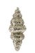 Eurofirany Styropor-kerstballen beige (ARON), 16 x 9 x 16 cm, 6 stuks