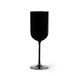 Excelsa Nordic set met 6 zwarte glazen, bespoten glas, inhoud 410 ml.