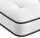 eXtreme comfort ltd Damast EasyClean Double Life Dubbelzijdige Tufted Value Essentials Schuimvrije Binnenveer & Comfort Vullingen Budgetwaarde Matras, 90 x 190 cm