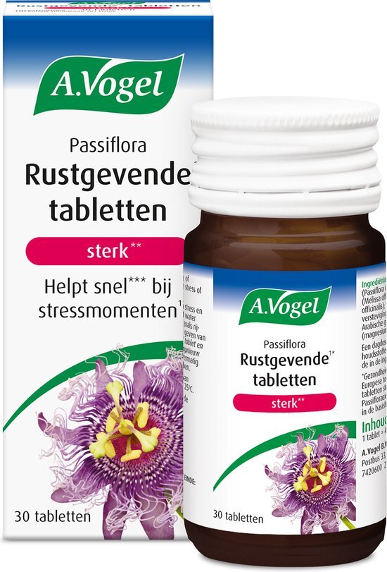 A.Vogel Passiflora Rustgevend Extra Sterk Tabletten 30st