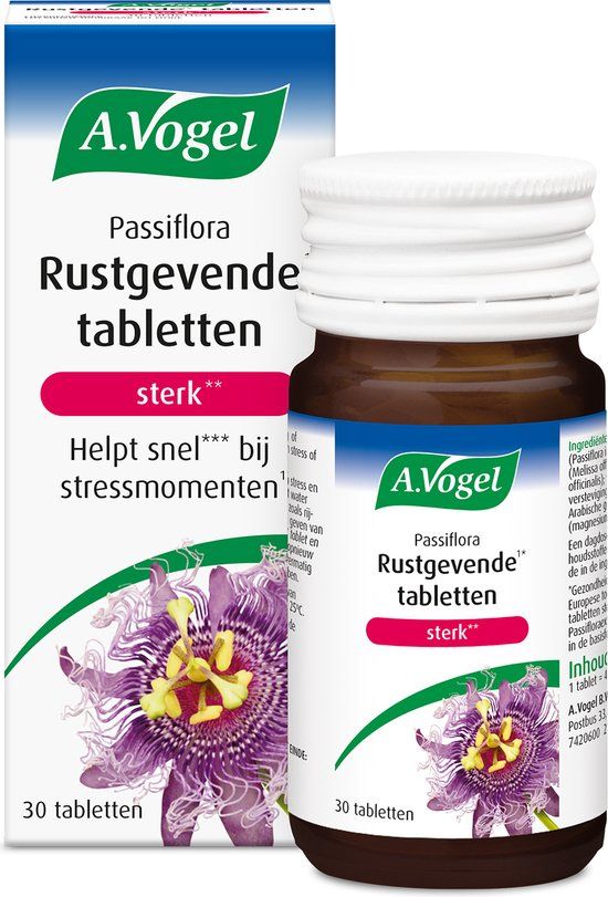 A.Vogel Passiflora Rustgevend Extra Sterk Tabletten - 30 stuks