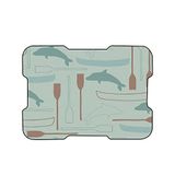 Bonamaison, Digitaal bedrukte muismat, antislip onderkant, voor kantoor en thuis, afmetingen: 22x18 cm