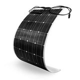 GREEN CELL (100W 12V 18V) ETFE Flexibele Zonnepaneel Solar GC Monokristallijn Solarpanel Fotovoltaïsch Module Cel voor 12V Accu, Boot, Auto Camper, Caravan, Toits, RV met MC4 Connector
