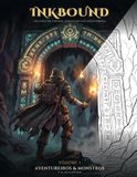Inkbound: Aventureiros & Monstros — Um livro de colorir adulto de fantasia sombria
