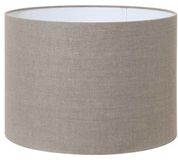 Light & Living Kap cilinder 35-35-30 cm LINEN donker Grijs Textiel