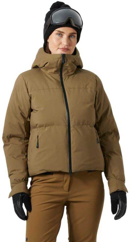 Helly Hansen Nora Short Puffy Jas Bruin L Vrouw