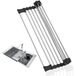 Egouttoir en acier inoxydable, pliable et amovible