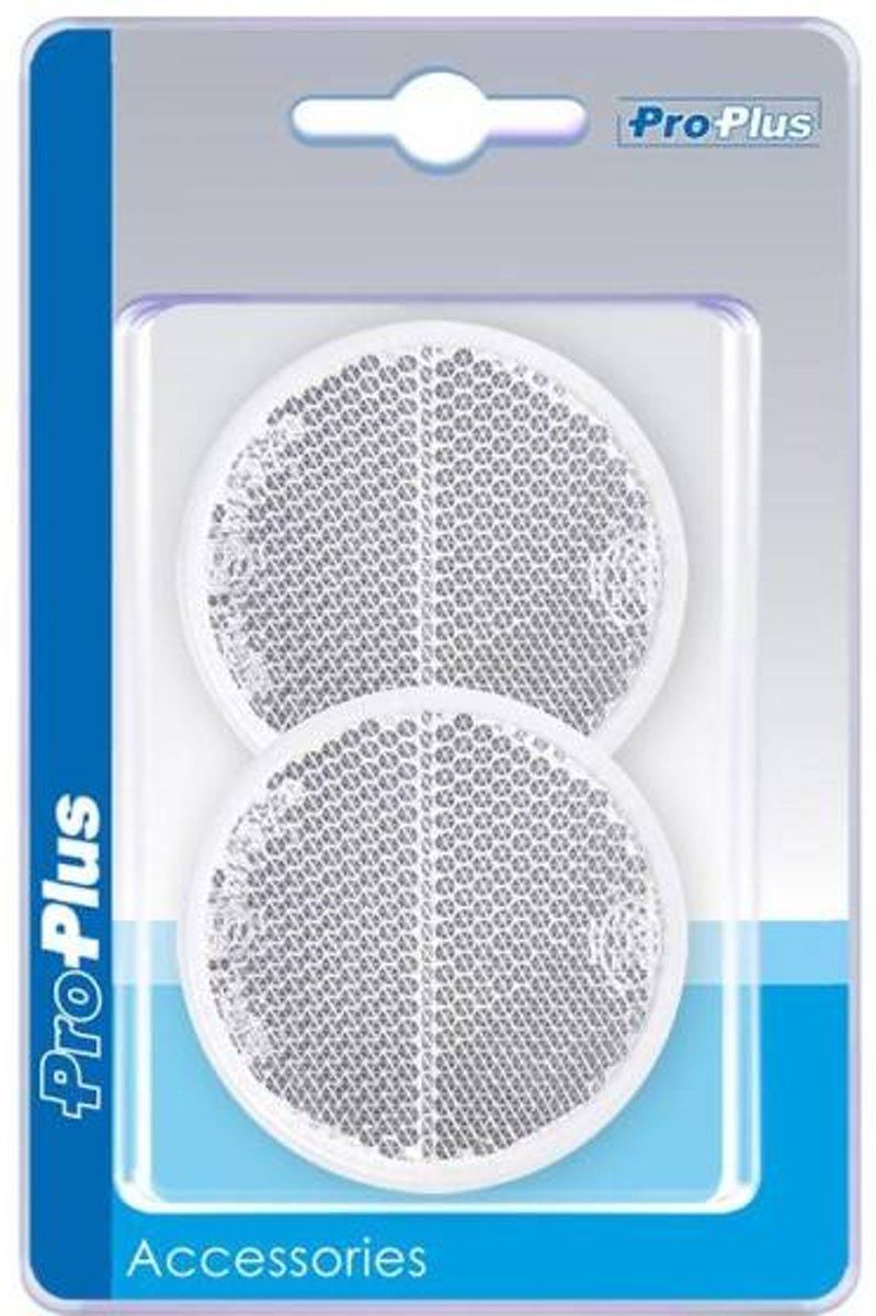 PRO + Reflector wit 60mm zelfklevend 2 stuks in blister