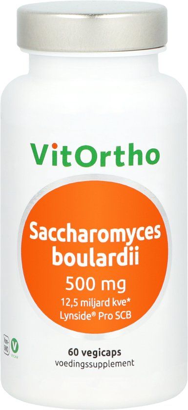 VitOrtho Saccharomyces Boulardii 500 mg (60 vega capsules)