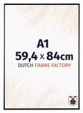 Dutch Frame Factory Fotolijst A1 59,4x84 cm Zwart Hoogglans Kunststof