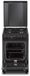 Oceanic OCEACG50GB Cuisinière à gaz - 4 feux à gaz - four de 45 L - Noir