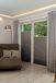 K-home Klemmfix geplooide blackout 85x210 cm zilver metallic