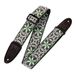 Levy's M8HT-11 2" Stijl 11 60's Stijl Hootenanny Jacquard Weave Gitaar Bandjes met Lederen Terug