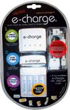 E-Charge Kit oplader multiapparaat 3 in 1 4 AA NiMH 2000 mAh