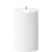 Solarzelle LED extérieur bougies décoratives Ø 7,5 x 12,5 cm blanc