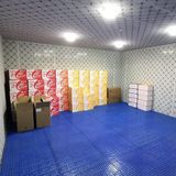 Merkloos Kunststof Pallets - Geventileerde Tegels - Opslag Verbeteren - Ventilatie Rasterontwerp - 30x30x2.8cm - Blauw