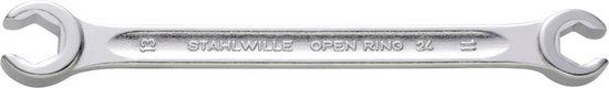 Stahlwille 41081012 24 10 X 12 Dubbele open ringsleutel Sleutelbreedte (metrisch) 10 - 12 mm