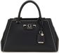 GUESS Nastra Society Satchel Black Zwart