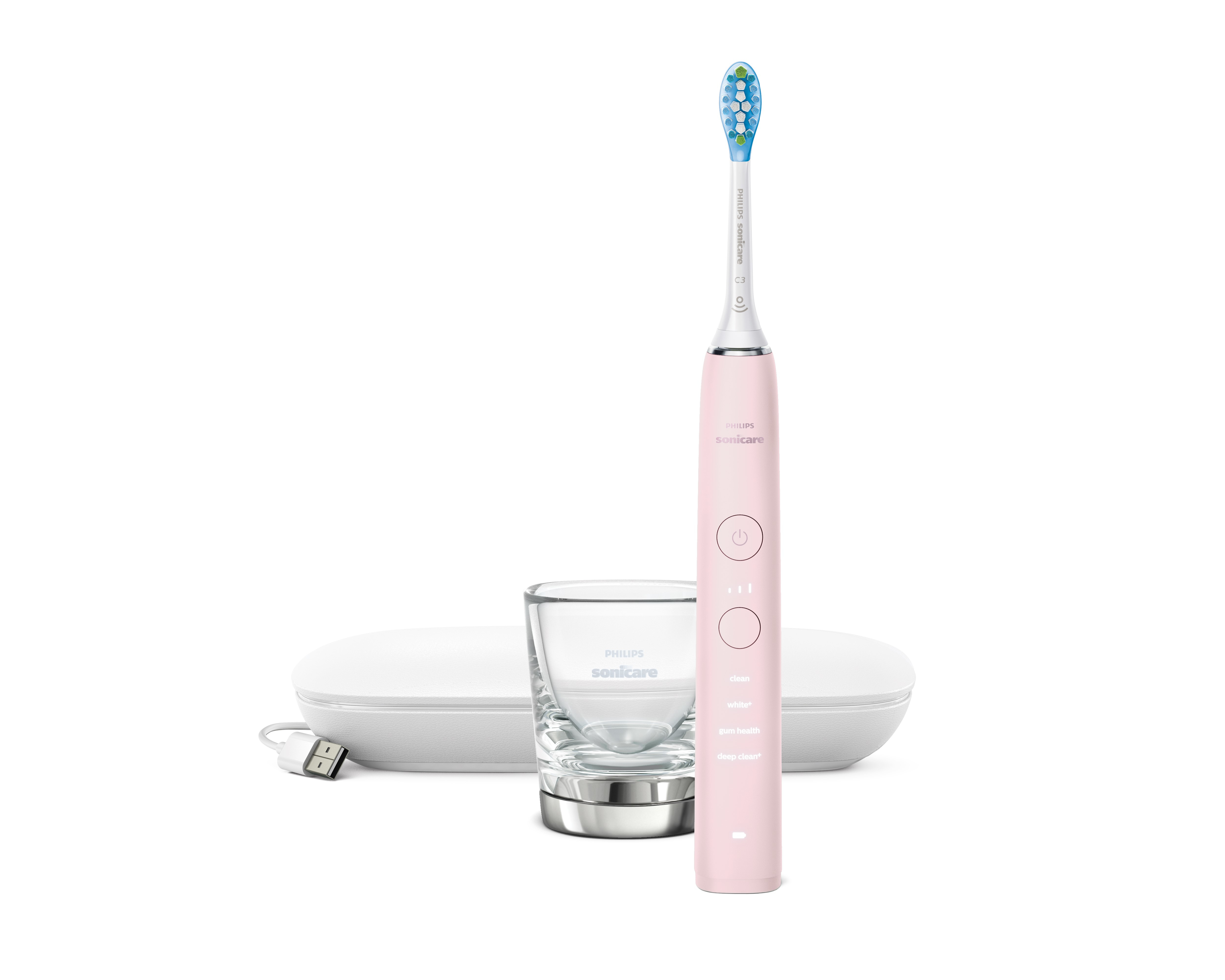 Philips DiamondClean 9000 HX9911/29 Elektrische sonische tandenborstel met app - Roze